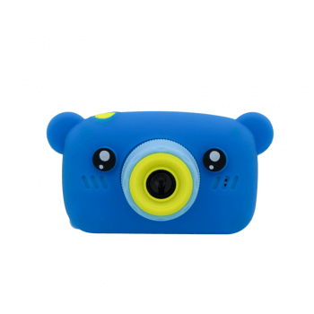 Детский фотоаппарат Kids Camera Синий Мишка-1