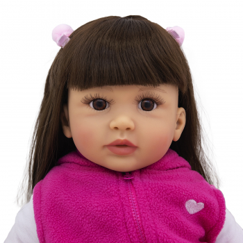Мягконабивная кукла Реборн девочка Криста, 60 см-5
