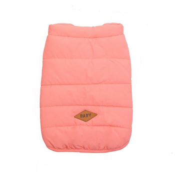Зимняя куртка (жилетка) для выгула собак Hitvest L розовый-2