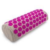 Массажная акупунктурная подушка (валик) EcoRelax, розовый-1