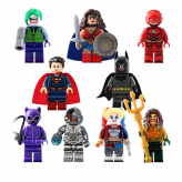 Набор фигурок Супергерои DC, 9 шт совместимый с лего-1