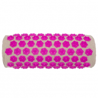 Массажная акупунктурная подушка (валик) EcoRelax, розовый-3