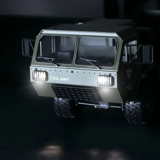 Радиоуправляемая машинка-грузовик Army 6WD с пультом управления-6